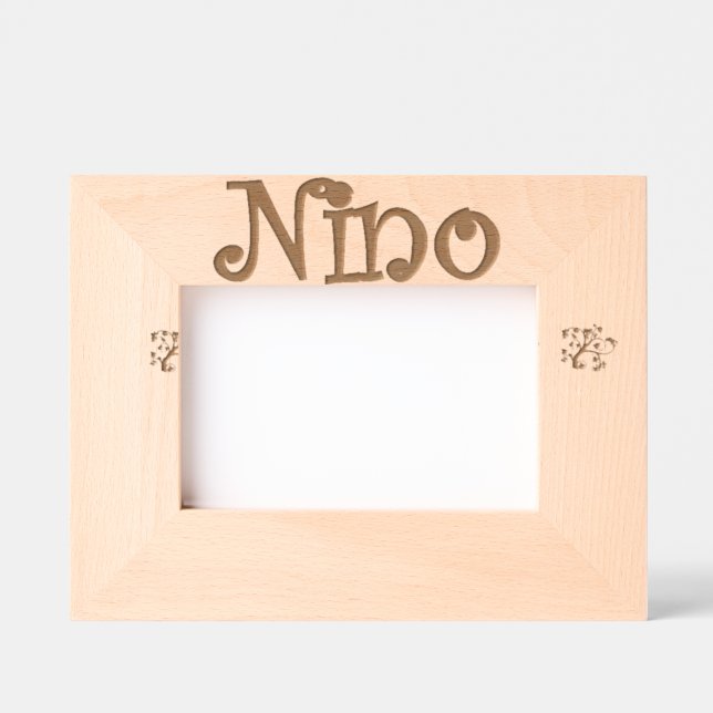 Foto von Nino / Custom Foto Frame Geätzte Rahmen (Vorderseite)