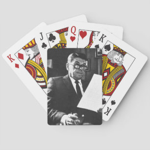 Foto von Ronald Reagan Spielkarten