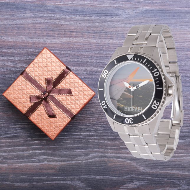 Foto von Sonnenaufgang, personalisiert Armbanduhr (Von Creator hochgeladen)