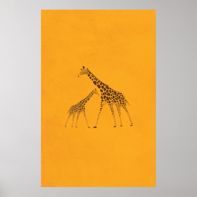 Foto von Wild Animal Giraffe Poster (Vorne)