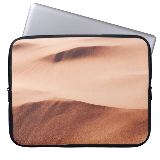Foto von Wüstensand Laptopschutzhülle (Vorderseite)