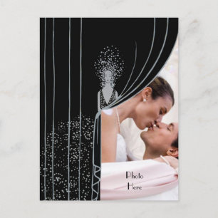 FOTO Vorhang Modefläche ~ Einladung Postkarte