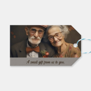 Foto-Vorlage Ein kleines Geschenk an dich Geschenkanhänger