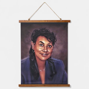 Foto Wandteppich Mit Holzrahmen