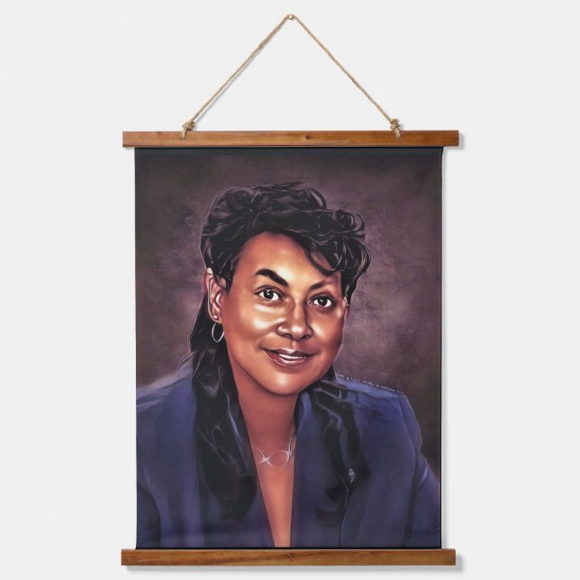 Foto Wandteppich Mit Holzrahmen (Vorderseite)