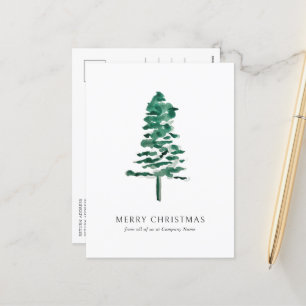 Foto Wasserfarbe Pine Tree Weihnachten