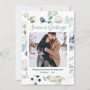 Foto Watercolor Weihnachten Weihnachtskarte