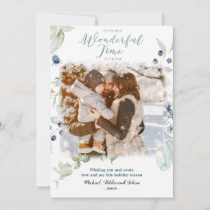 Foto Watercolor Weihnachten Weihnachtskarte