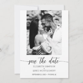 Foto Wedding Black Save The Date
