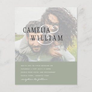 FOTO Wedding Einladung Verlobung Save the Date Flyer