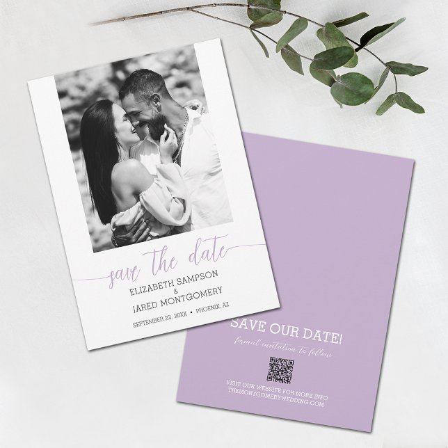 Foto Wedding Lavender Save The Date (Von Creator hochgeladen)