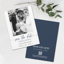 Foto Wedding Navy Blue Save The Date