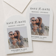 Foto Wedding Save the Date Arch Einladung