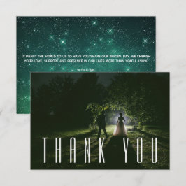 Foto Wedding Vielen Dank Dankeskarte