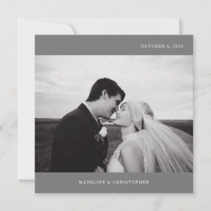FOTO WEDING DANKE Minimalistisch modern
