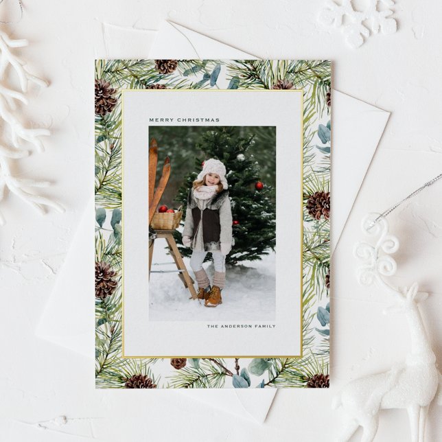 Foto Weihnachten Folien Feiertagspostkarte (Von Creator hochgeladen)