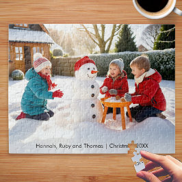 Foto Weihnachten Personalisiert Puzzle