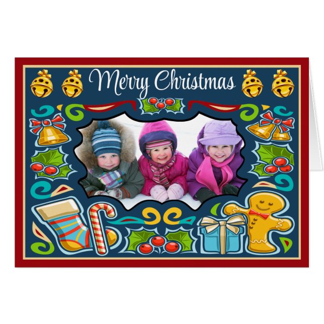 Foto Weihnachten / Weihnachtskarte (Vorderseite (Horizontal))