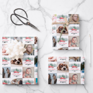 Foto Weihnachts-Truckpapier-Blätter Geschenkpapier Set