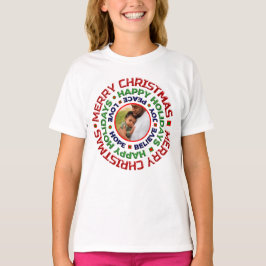 Foto-Weihnachtsferien für Kleinkinder T-Shirt