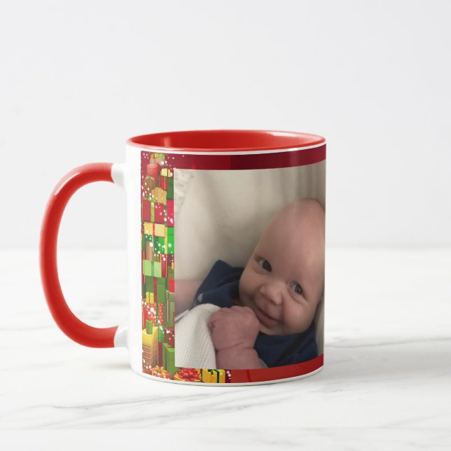 Foto Weihnachtsgeschenk für Oma Coffee Cup Tasse (Links)