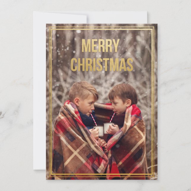 Foto Weihnachtsgrußkarte (Vorderseite)