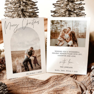 Foto Weihnachtskarte Arted Foto Holiday Card Dankeskarte