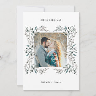 Foto Weihnachtskarte Einladung