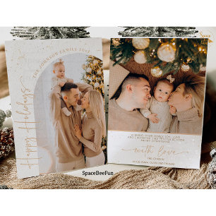 Foto-Weihnachtskarte Familien-Weihnachtskarte Weih Einladung