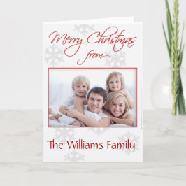 Foto Weihnachtskarte Feiertagskarte