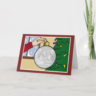 Foto-Weihnachtskarte Feiertagskarte
