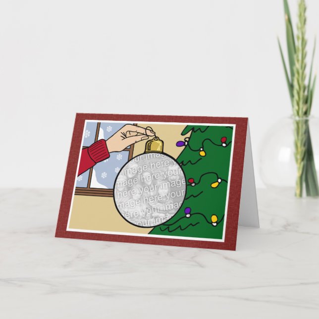 Foto-Weihnachtskarte Feiertagskarte (Vorderseite)