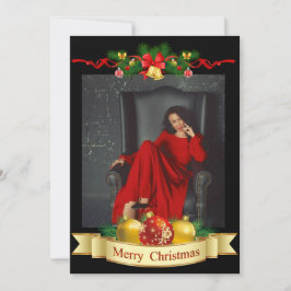 Foto Weihnachtskarte Feiertagskarte