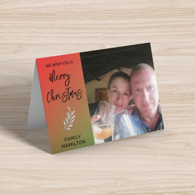 Foto Weihnachtskarte Karte (Von Creator hochgeladen)
