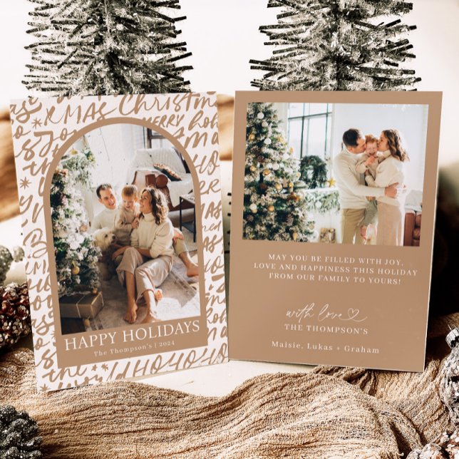 Foto-Weihnachtskarte, moderne Weihnachtskarte Einladung (Von Creator hochgeladen)