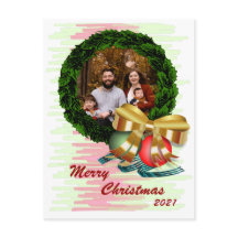 Foto Weihnachtsmann Postkarte