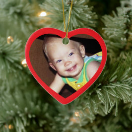 Foto-Weihnachtsschmuck - Ihr Foto Keramik Ornament