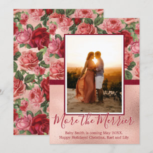 Foto Weihnachtsschwangerschaft Ankündigung