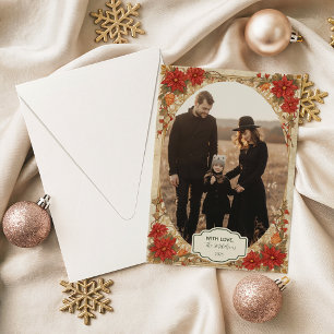 Foto Weihnachtsstern Goldenes Weihnachten