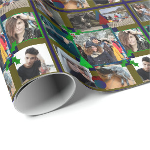 Foto Weihnachtswrapping Paper HAMbWG Geschenkpapier