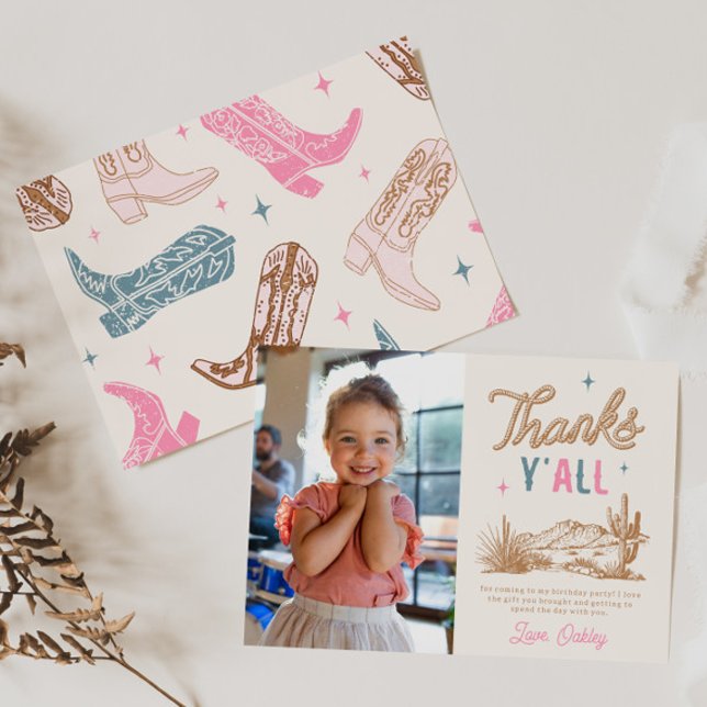 Foto Western Danke Karte (Von Creator hochgeladen)