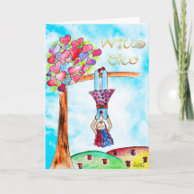 Foto Whimsical Art Geburtstagsmädchen Boho Gold Li
