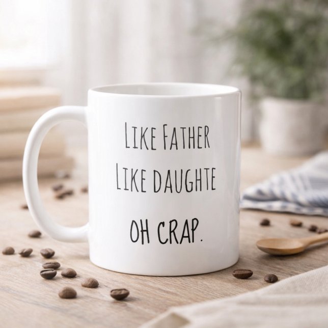 Foto Wie Vater so Tochter Kaffeetasse (Von Creator hochgeladen)
