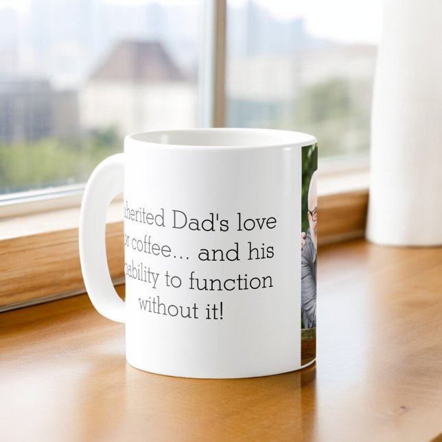 Foto wie Vater wie Tochter oder Sohn Kaffeetasse (Von Creator hochgeladen)