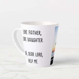 Foto wie Vater wie Tochter Son Personalisiert Milchtasse