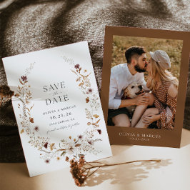 Foto Wildblume Hochzeit speichern Datum Einladung