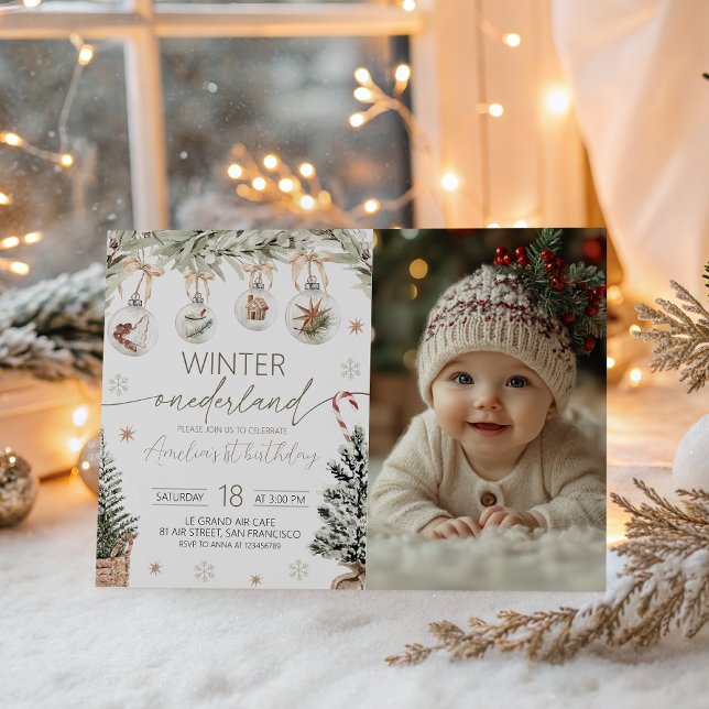 Foto Winter Onederland Einladung (Von Creator hochgeladen)