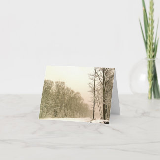 Foto "Winter Wonderland" Karte