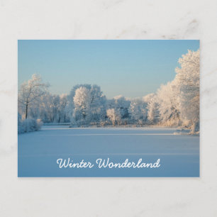 Foto Winterwunder Land Schnee Landschaft Postkarte