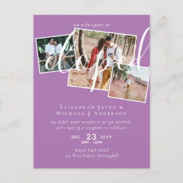 FOTO Wir feierten Ankündigung Empfang Party Postkarte